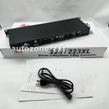 DBX 223XL Stereo 2-Way/Mono 3-Way Crossover Rack Mountable US NEW