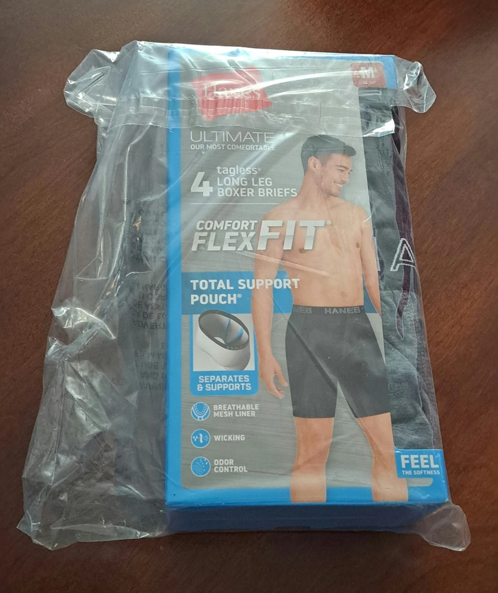 Hanes Boxer Uomo 5 Pezzi - Nero/Grigio Taglia XL | Mutande Morbide E Comode