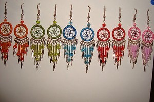 Peruvian Alpaca Silver Dreamcatcher Earrings X 5 Pairs Uk Er Image Is Loading Peruvian Alpaca Silver Amp Dreamcatcher Earrings X 5