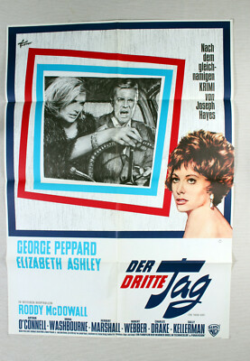 DER DRITTE TAG * A1-FILMPOSTER German 1-Sheet ´66 Third Day G. PEPPARD McDOWALL