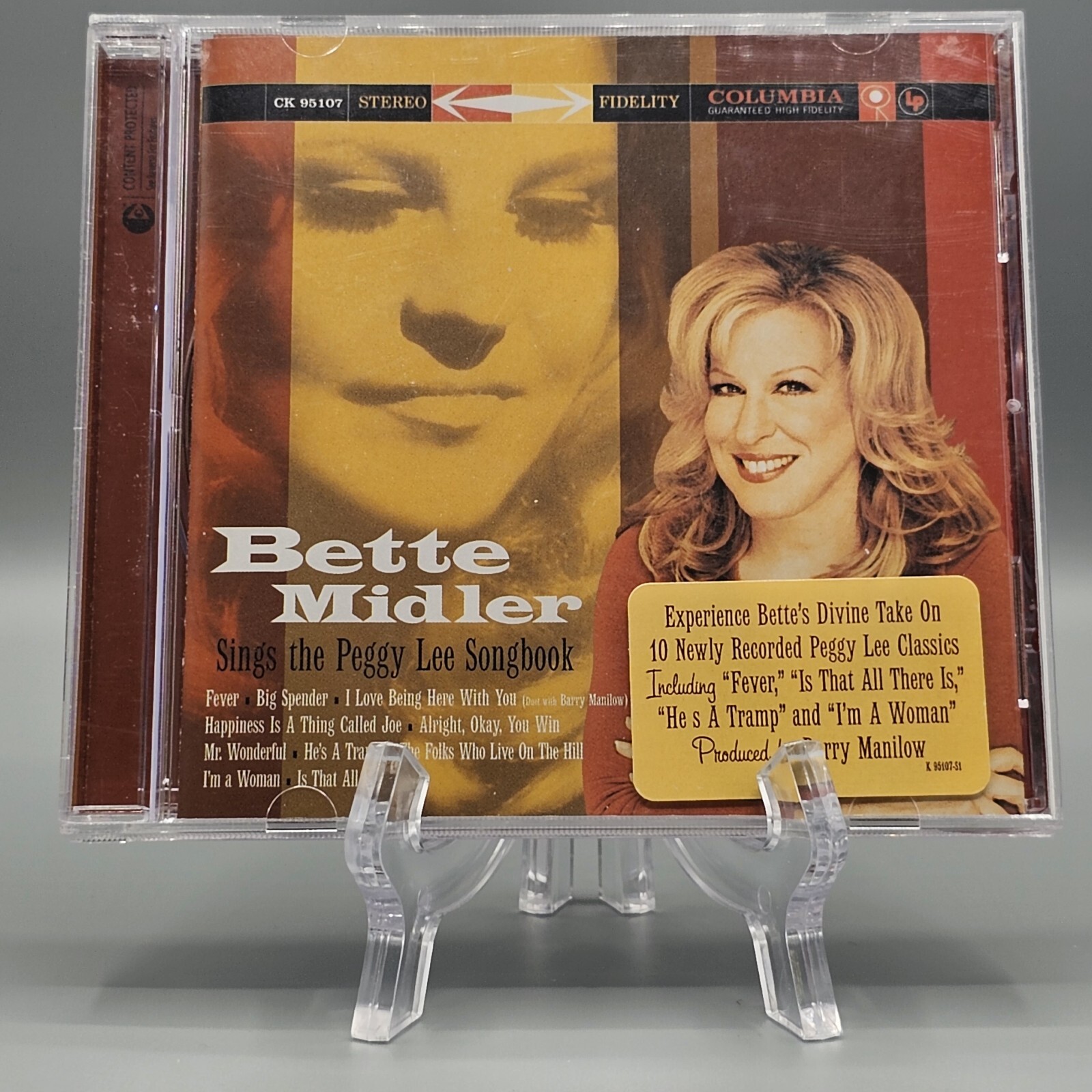 Bette Midler CD Sings The Peggy Lee Songbook -Buy More Save More SEE DESCRIPTION