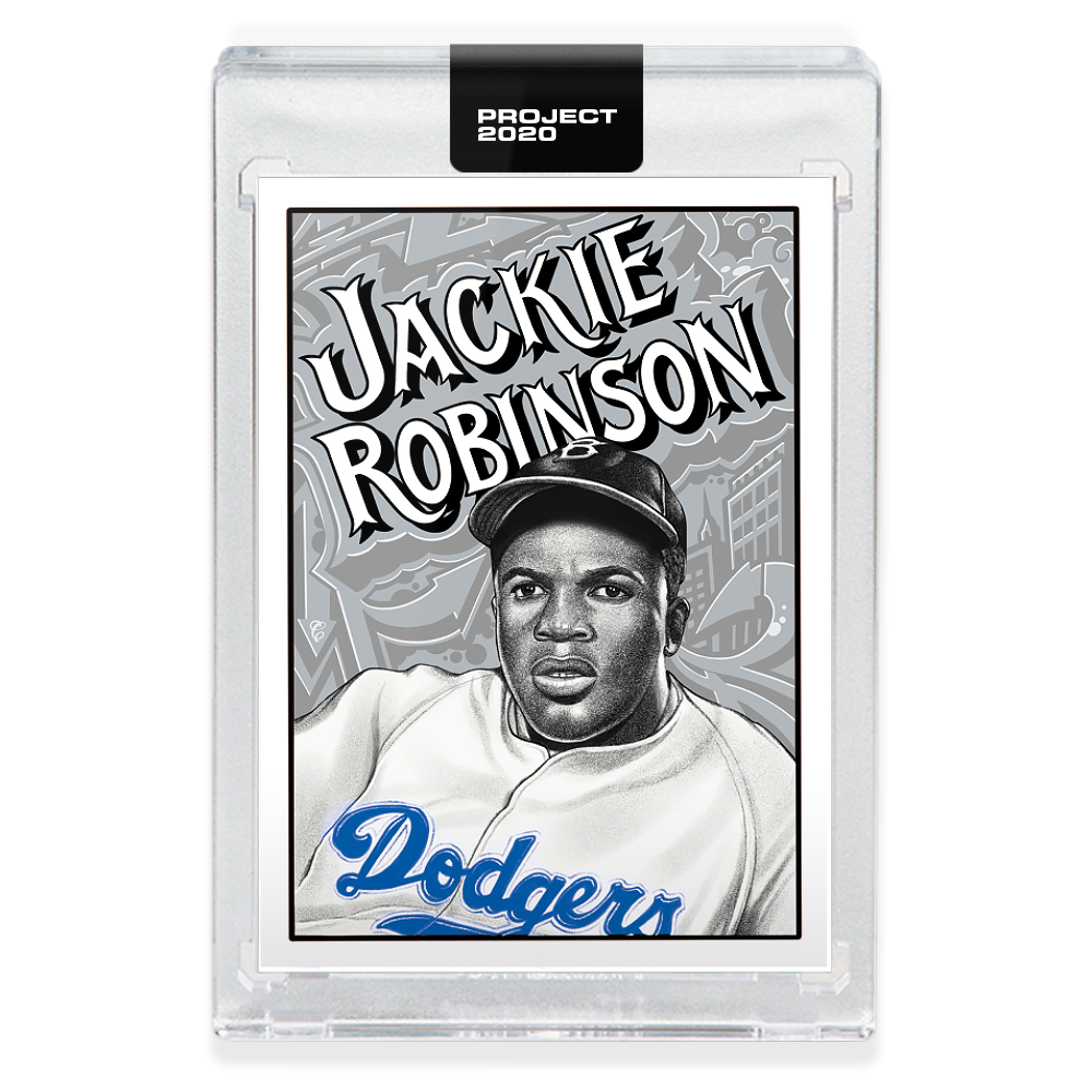 TOPPS PROJECT 2020 #79 1952 #312 JACKIE ROBINSON BROOKLYN DODGERS MISTER  CARTOON | eBay
