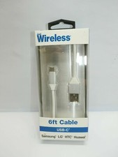 Just Wireless 6' USB-C Cable - Grey Brand New in Original Package