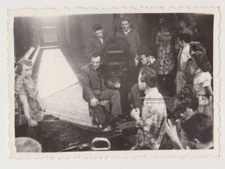 Captured in the Spotlight Moment of Collaboration Film Studio Setting Abstract