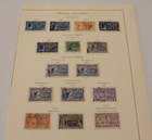 US Stamp Collection- Special Delivery on 4 vintage album pages (J52) — photo 1