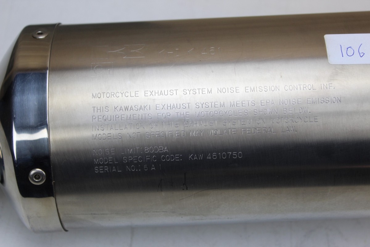 KAWASAKI Z 750 2004-2006 - OEM EXHAUST MUFFLER SILENCER