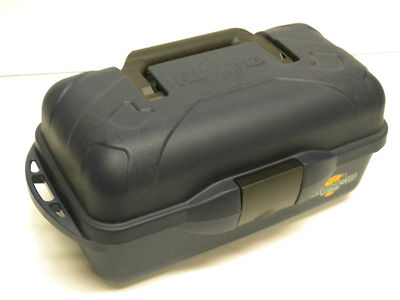 Flambeau Outdoors tackle storage box blue with tray and dividers; Brand New