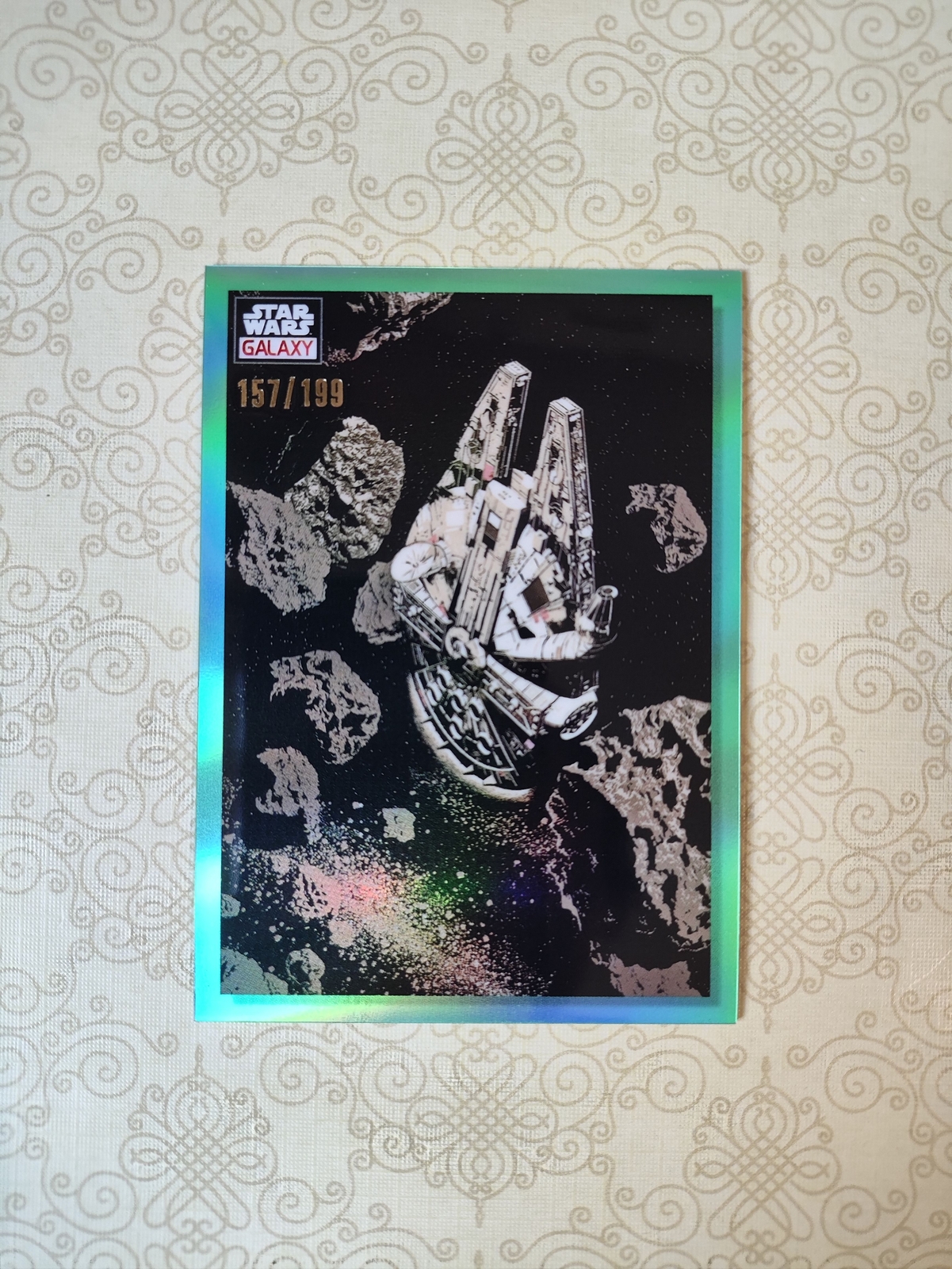 2023 Topps Chrome Star Wars Galaxy Bucket of Bolts Aqua /199 #67