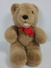 VTG 1990 Dakin Teddy Bear Musical Wind Up Brown Stuffed Animal Works 9" Sitting