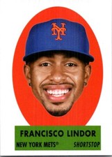 2021 Topps Archives #69PO-11 Francisco Lindor 1963 Topps Peel-Off