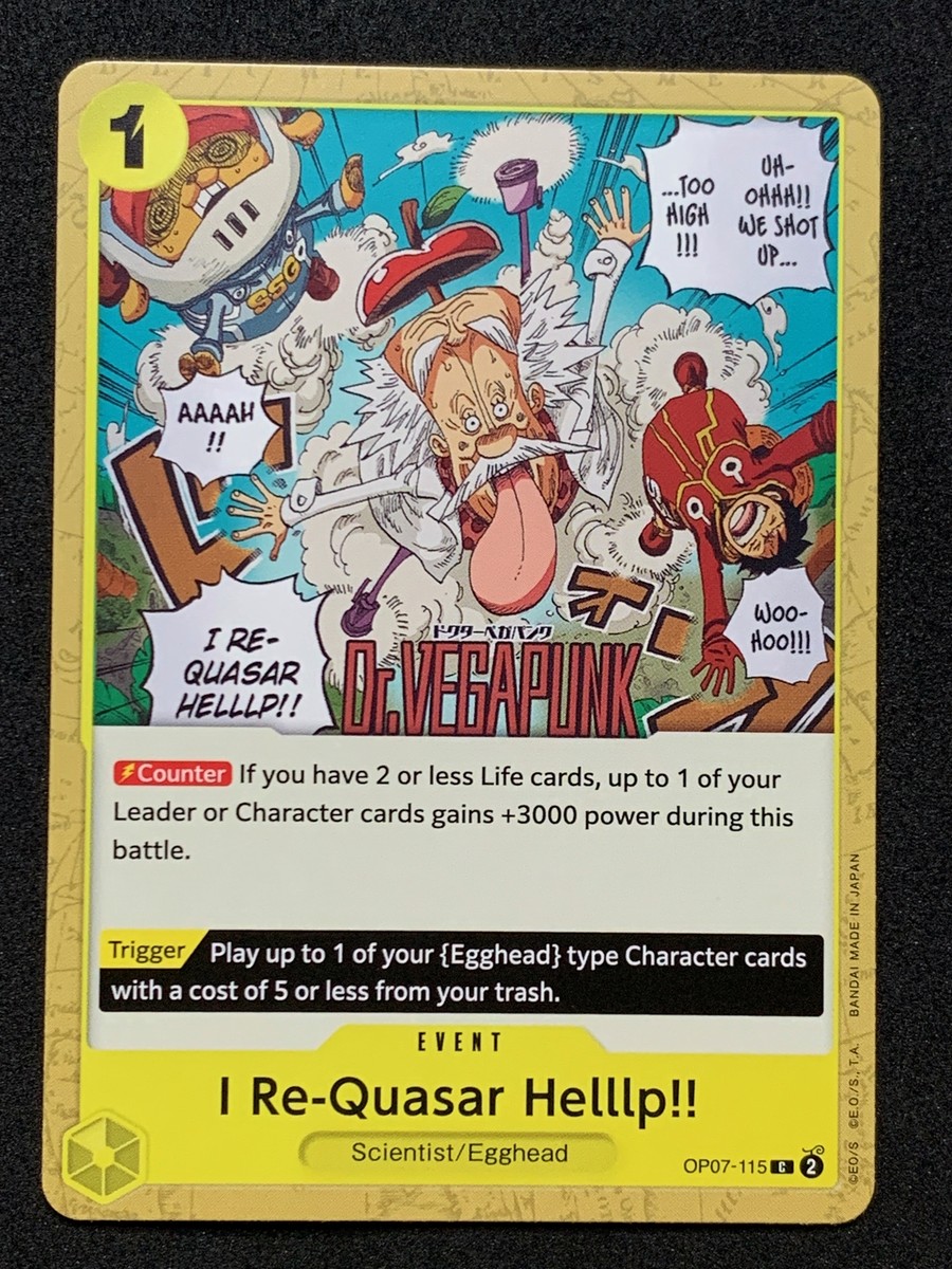 One Piece OP07-115 I Re-Quasar Helllp! English - 500 Years In The