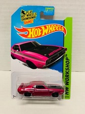 HTF 2014 Hot Wheels KMart Magenta Pink 71 Dodge Challenger HW Workshop MONMC