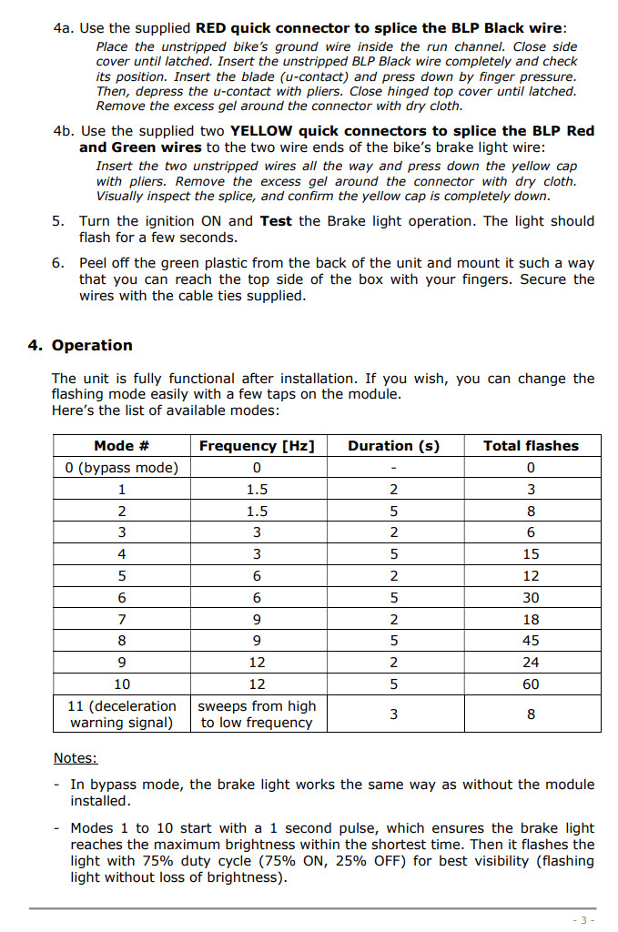 MV Agusta Brutale 1090 [non-ABS] 2010 2016 Healtech Brake Light pro BLP-U01