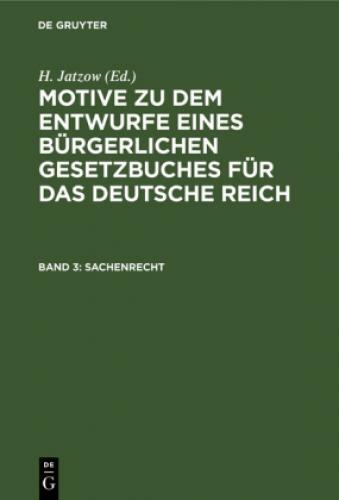 Thumbnail - Sachenrecht Amtliche Ausgabe 6755