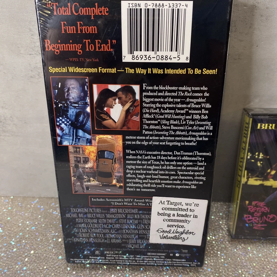 VTG 1996’ ArmageddonVHS & 1987’The Return Of Bruno,Cassette Brand New Watermarks - Image 4 of 4