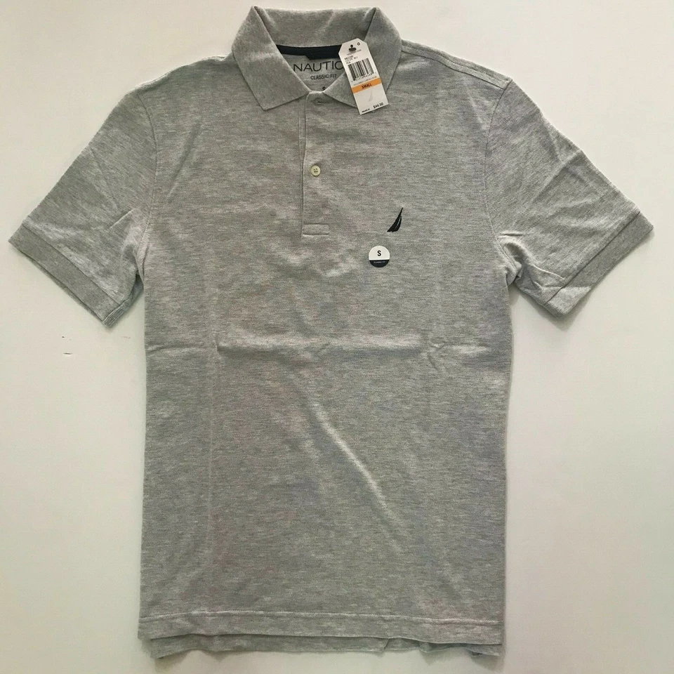 Новый с Ярлыками Nautica мужской все хлопок классический крой коротким рукавом производительности палубы рубашка-поло - Изображение 3 из 4