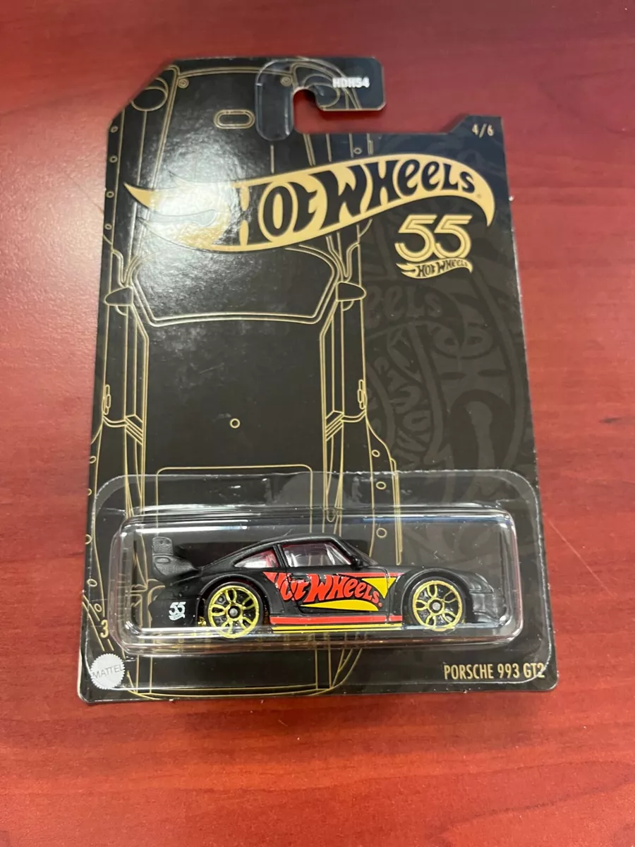 2023 Hot Wheels 55th Anniversary Porsche 993 GT2 Black Red 4 6
