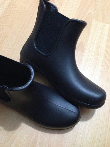 Brand New Wellies Black Dual Crocs 