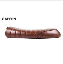 +   SELLA MOTO CAFE RACER SCRAMBLER SEDILE CUSTOM MARRONE ECOPELLE UNIVERSALE 