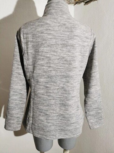 Flecce Jacke Gr M Grau meliert C&A III24 - Bild 2 von 2