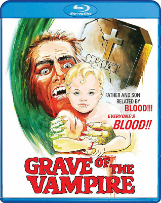  GRAVE OF THE VAMPIRE Scream Factory OOP Blu-Ray DRIVE-IN HORROR William Smith