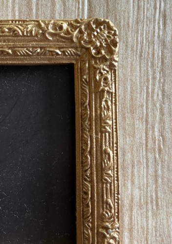 Magnete decorativo cornice miniatura colore oro 3"" x 2,75"" set di 3 - Foto 4 di 4
