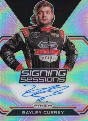 PANINI 2021 PRIZM NASCAR BAYLEY CURREY #S-BC SIGNING SESSIONS AUTOGRAMMKARTE