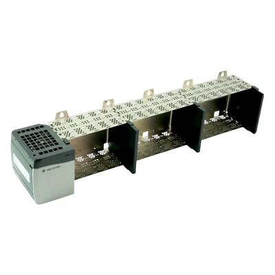 Allen-Bradley 1756-PB75 Rev. F01 Ser. A + 1756-A17 Rev. J01 17 Slot Rack -used-