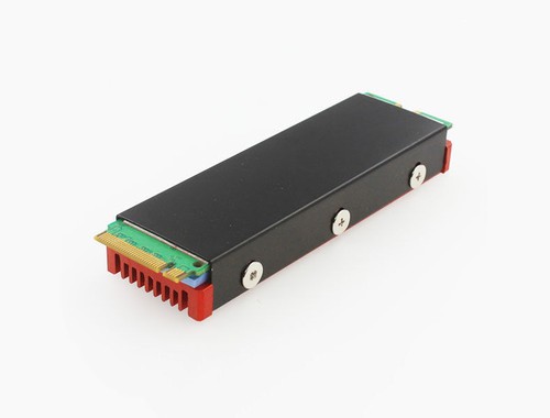 5/lot M.2 NGFF PCIE NVMe 2280 SSD Heatsink Cooling Fin with Thermal Pads - Bild 3 von 4