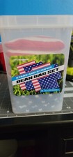 Cornhole Bean Bag Set, American Flag Patriot, New, Sports Game BBQ Family Fun