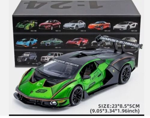 Lamborghini Essenza SCV12 Car model collectible 1:24 Scale Sound and Light NIB - Picture 10 of 10