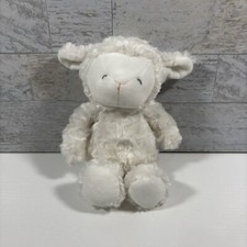 Carters Musical Plush Lamb White Mary Had Little Lamb Wind Up Soft Fur Works 