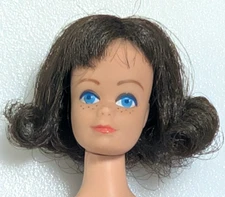 Vintage Original 1962 Barbie MIDGE,  Best Friend  # 860 Dark Brown Flip Japan
