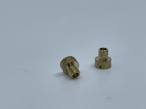 main jet Mikuni VM30 carburettors round slot head brass Size 105 Carb - Picture 3 of 4