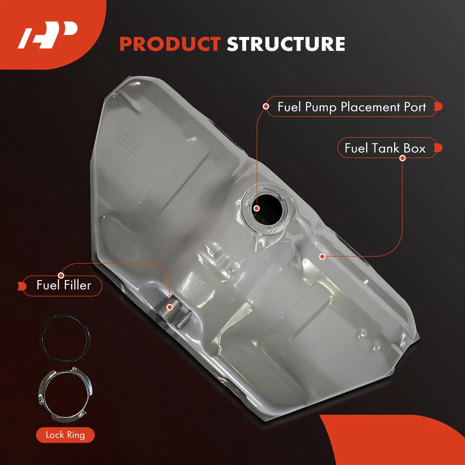 14 Gallons Fuel Tank for Chevy Cavalier Beretta Buick Olds Calais Pontiac J2000 - Image 2 of 4