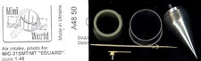 Mini World Models 1/48 MIKOYAN MiG-21 SMT/MT AIR INTAKES & PITOTS Metal Set