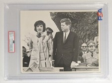 Jackie Kennedy & John F. Kennedy - PSA Type III - 8 x 10 original photo 1962