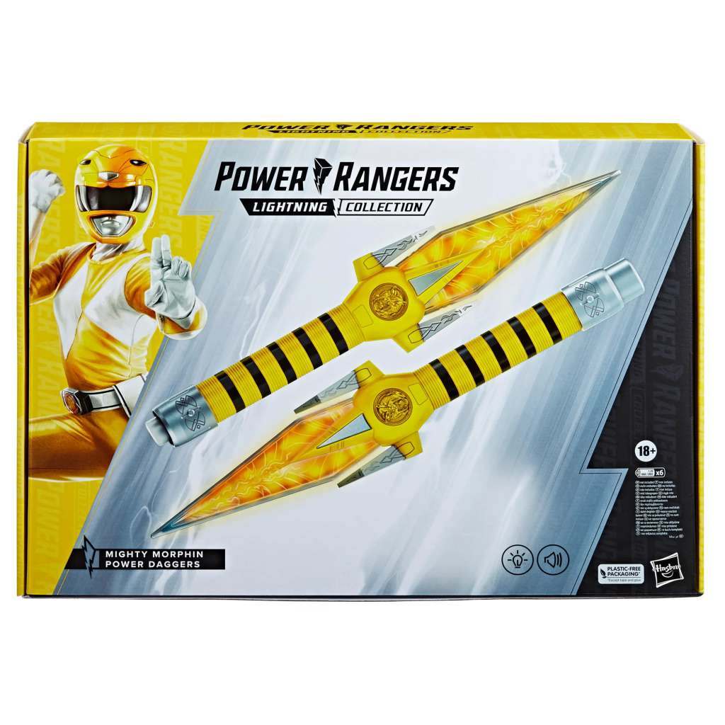 Thumbnail - Power Rangers Yellow Rangers Power Daggers Replica Hasbro