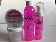 Sunshine Jewelry Cleaner! 6oz, 2.5oz Foamer, 4oz Metal Polish, 4oz Soaker Jar!