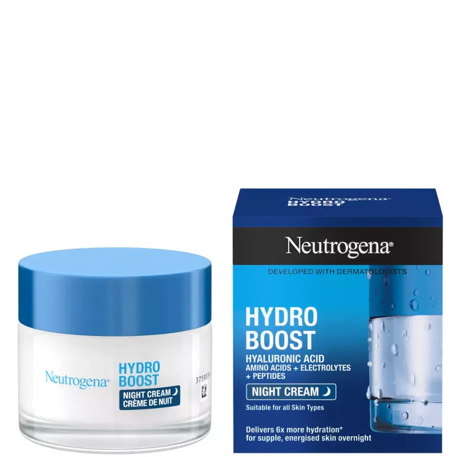Neutrogena Hydro Boost SLEEPING CREAM with Hyaluronic Acid 50ml - NEW FORMULA
