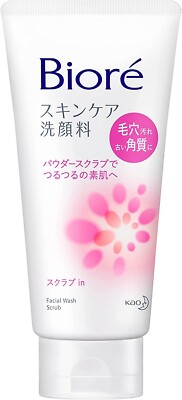 KAO Biore Facial Wash Scrub 130g Hautpflege