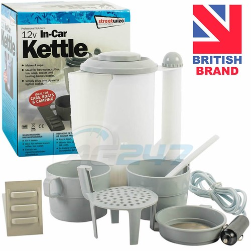 Car Travel Kettle & Accessories For Traveling, Camping 12v Portable SWK1. +M - Picture 18 of 22
