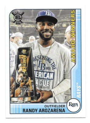 2021 AUTO ON-CARD w/ 10 PSA * CUP ROOKIE NOW TOPPS 2021 AROZARENA RANDY AUです。 AL新人賞のランディーアロサレーナRC ゲームセンター・ゲームカード