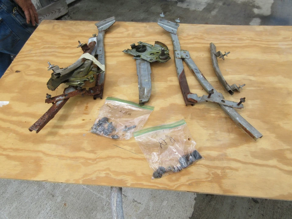 Pontiac Catalina 1965 2+2 1/4 cuarto ventana regulador configuración la mayoría de los productos Foto 4 de 4