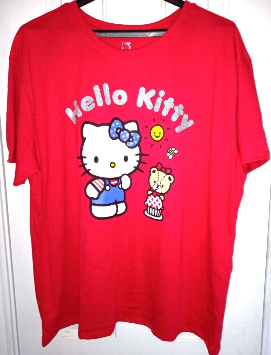 New - HELLO KITTY Tee Shirt by Sanrio - Childs Medium (M) - New | eBay