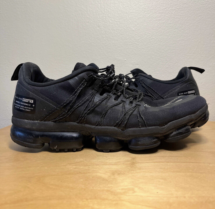 vapormax utility run black