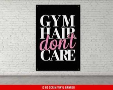 Gym Motivational Banner - Vinyl Home Gym Wall Decor