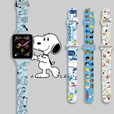 Snoopy Silicone Strap Apple iWatch Band 44mm 40mm 45mm 41mm 49mm 42mm 38mm