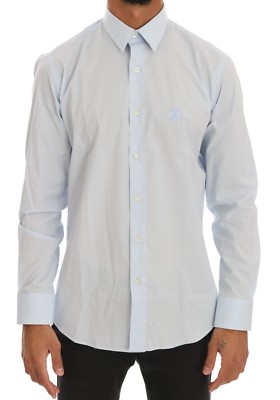 NEW $480 DOLCE /& GABBANA White Red Striped GOLD Slim Fit Dress Shirt 40 //US15.75
