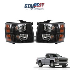 For 2007-2014 Chevy Silverado 1500 25003500hd Headlights Halogen Leftright
